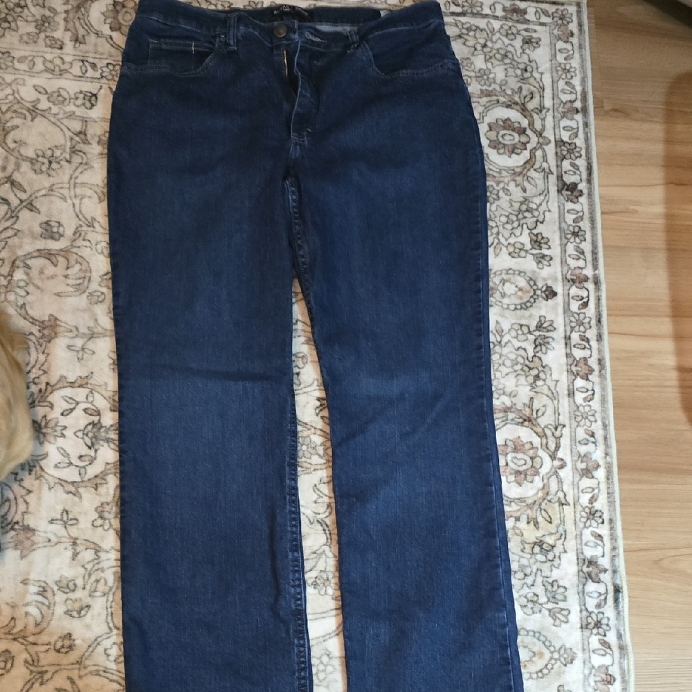 Riders by Lee Women's Straight-Leg Jeans in Dark Blue